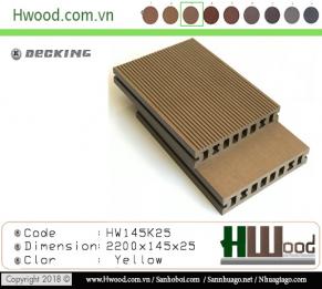 sàn gỗ ngoài trời Hwood HW145*K25